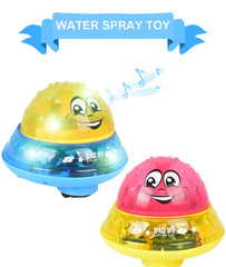 Interactive Water Fun: Electric Inductive Water Spray Ball with Light - Perfect Baby Bath Toy for Toddlers and Infants during Bathtime and Swimming