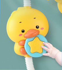Baby Water Game Duck Model Faucet Shower Electric Water Spray: A Fun Bath Toy for Kids, Ideal for Swimming and Bathroom Play. Perfect as a Gift for Babies.