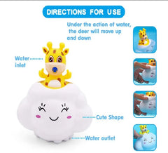 Cute Baby Bath Toy with Swimming and Water Spraying Delight for Kids' Bathtime Fun