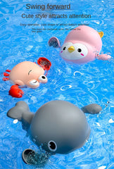 Kids' Clockwork Dolls Bring Bathing Fun to Life - Cute and Funny Animal-Themed Toys for Children's Bathroom Adventures