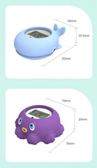 Digital Water Thermometer for Baby Baths – Shower Products Ensuring Temperature Safety and Playful Floating Bathtub Toy for Newborns