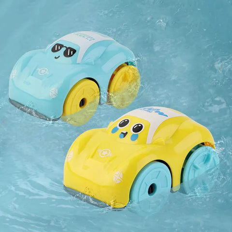 Entertaining ABS Clockwork Cars – Whimsical Amphibious Vehicles for Kids' Bathtub Adventures