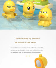 Interactive Bath Time Delight Electric Duck Spray Water Toys for Babies and Kids Baby's Bath Shower Toys, Water Balls