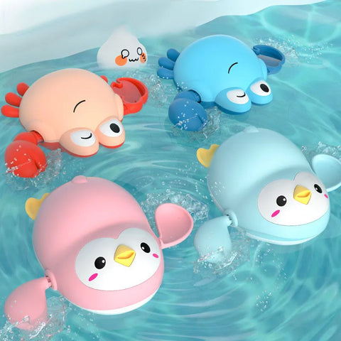Kids' Clockwork Dolls Bring Bathing Fun to Life - Cute and Funny Animal-Themed Toys for Children's Bathroom Adventures