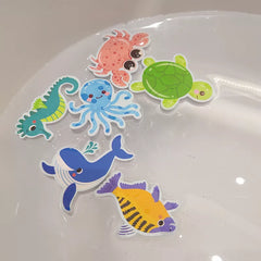 Baby Bathtub Bathroom Toys Ocea Animals Puzzle Toy EVA Education Learning Foam Fish Water Toys Bathing Game for 2 3 Years Kids