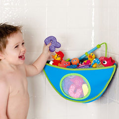 Corner Bath Toys Organizer Kids Bath Toys Organizer Storage Bag With Suction Cup